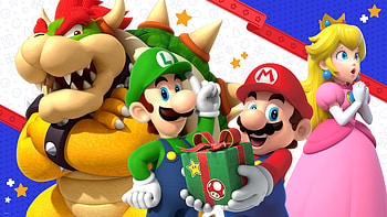 Super Mario : Festive Mushroom Kingdom, Super Mario HD wallpaper