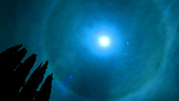 Halo Around the Moon Time-Lapse from my BackYard in - Ring Around the Moon - Moon Halo - YouTube HD wallpaper