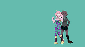 Mina Ashido, Minimalist, Anime, My Hero Academia HD wallpaper