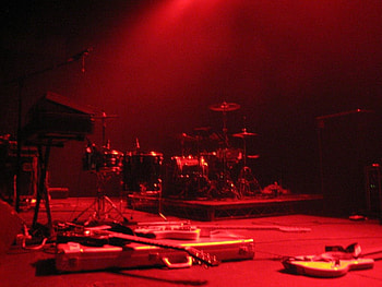 AFTER THE MUSIC, singers, stage, band, music, playing, fantasy, musical, red, , instruments HD wallpaper