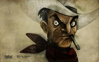 fallout: new vegas, fallout, robot, cowboy, fallout new vegas HD wallpaper