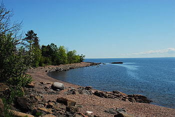 Landscape, Nature, Sky, Sea, Shore, Bank HD wallpaper
