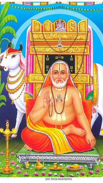 Sree Raghavendra Swamikal, sri raghavendra, raghavendra swami HD phone wallpaper