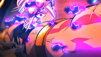 Tengen Uzui Colorful Background Demon Slayer Kimetsu no Yaiba HD wallpaper