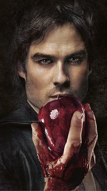 Vampire Diaries series, Ian Somerhalder, Vampire Diaries cast, Striking HD phone wallpaper