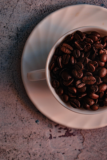 Food, Coffee, Cup, Grains, Coffee Beans, Grain HD phone wallpaper
