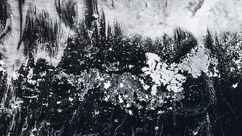 Black White Mixing Paint Stains Abstract HD wallpaper