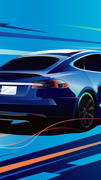 Tesla Model S, Samsung Galaxy , and ry, Stunning smart backgrounds HD phone wallpaper