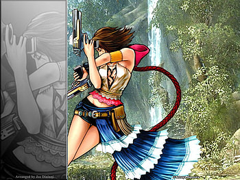 Yuna, final fantasy, games, girls HD wallpaper