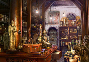 Bagdad Museum F, artwork, computer graphics, wide screen, painting, art, illustration HD wallpaper
