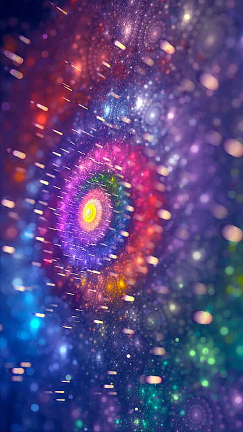 Abstract, Patterns, Circles, Shine, Multicolored, Motley, Brilliance, Fractal HD phone wallpaper