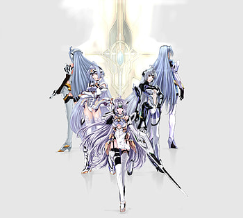 Kos-Mos, xenosaga, cute, red eyes, long hair, bodysuit, 3d, kos mos, cg, game, , warrior, female, plain, sexy, white, hot, blue hair, girl, armor, anime girl, simple, anime, fantasy, video game, rpg, realistic HD wallpaper