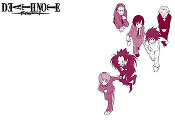 Death Note, light yagami, ryuk, l HD wallpaper