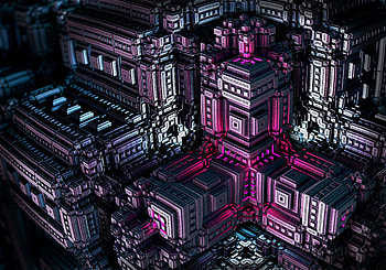 Structure, 3D, Volume, Model HD wallpaper