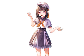 Maid, anime girl, beautiful, original HD wallpaper