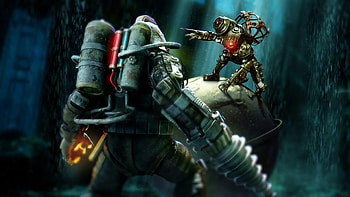 BioShock, Dark and eerie, Dystopian setting, Art deco HD wallpaper