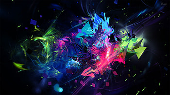 Multicolored shapes jpg HD wallpaper