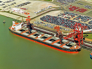 Ship on Port, cool HD wallpaper