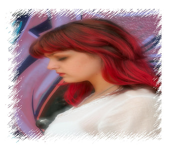 One more time, deeply, angel, beautiful, thoughtful HD wallpaper
