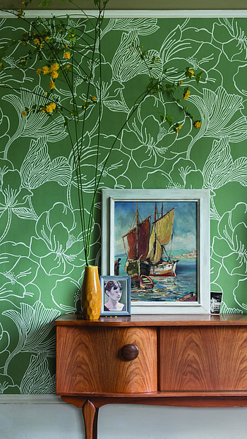 Anthropologie, Green Wall, Design HD phone wallpaper