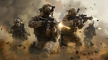 Call of Duty Fan Art: Intense Combat, Call Of Duty, fan art HD wallpaper