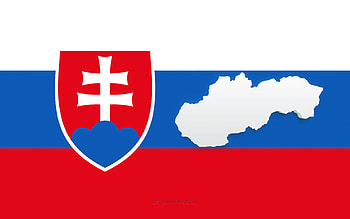 Slovakia map silhouette, Flag of Slovakia, silhouette on the flag, Slovakia, 3d Slovakia map silhouette, Slovakia flag, Slovakia 3d map HD wallpaper