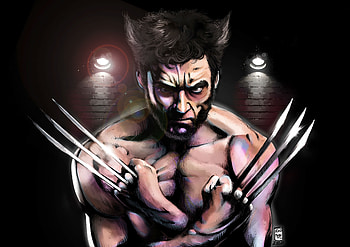 Wolverine Digital Art , wolverine, superheroes, digital-art, artwork, behance HD wallpaper