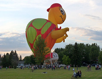 Hot Air Balloon, funny, balloon, hot air HD wallpaper