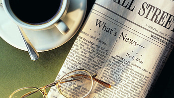 Coffee, Food, Cup, Glasses, Spectacles, Newspaper, Spoon, News, Cup Holder HD wallpaper