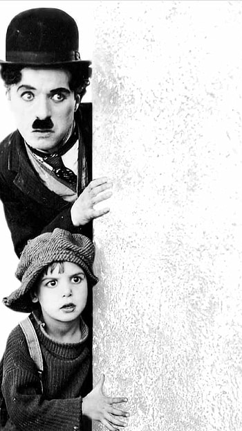 Jackie Coogan, Charlie Chaplin HD phone wallpaper