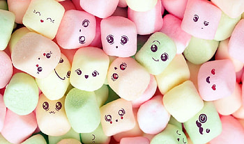 Tasty marshmallow candy, Colorful treats, Sweet confections, Sugary delight HD wallpaper