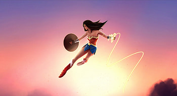 Wonder Woman In Air, wonder-woman, superheroes, artist, artwork, digital-art, artstation HD wallpaper