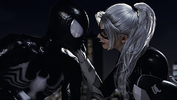 Spider Man and Black Cat, video game, Marvel's Spider-Man Remastered HD wallpaper