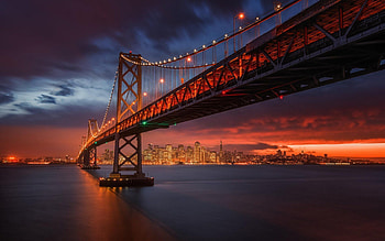 San Francisco, Travels, Bay bridge, California HD wallpaper