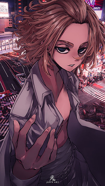 SANO MANJIRO 佐野, aesthetic, magenta, tokyo revengers, art, city, japan, sano manjiro, toman, revengers, manjiro sano, eye, tokyo, vahalla, mikey, anime HD phone wallpaper