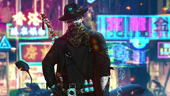 Z Police In Cyber Old City , scifi, cyberpunk, artist, artwork, digital-art, artstation HD wallpaper