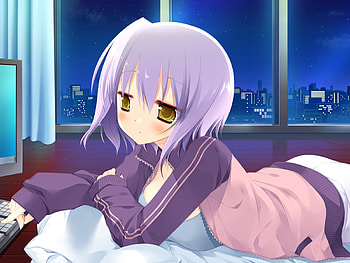bored, sweet, cute, blush, bed HD wallpaper