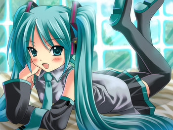 Miku, cute, girl, stuff, anime HD wallpaper