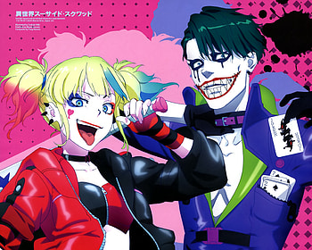 Harley Quinn and Joker, Anime, Suicide Squad Isekai, Harley Quinn, Joker HD wallpaper