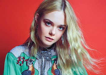 Elle Fanning, blonde and beautiful, actress HD wallpaper