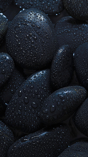 Black Colour, Black Colour Stone, Stone HD phone wallpaper