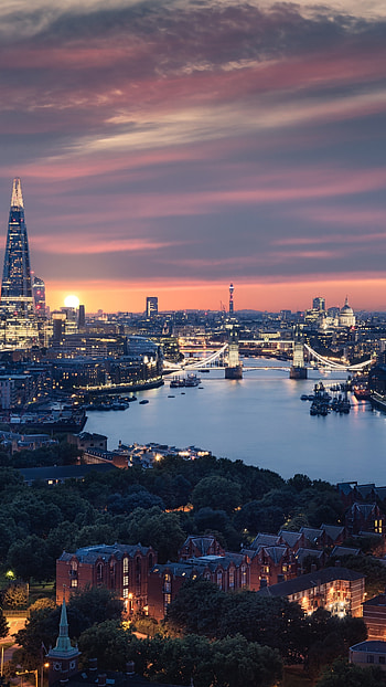 Beautiful London city view, Sony Xperia HD phone wallpaper