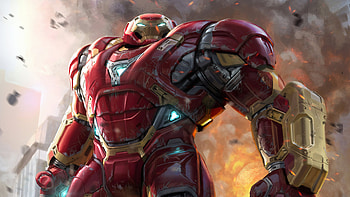 Hulkbuster Art, iron-man, hulkbuster, hulk, artist, artwork, superheroes, artstation HD wallpaper