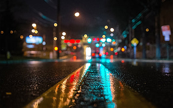 and View Full Size . This Street with City Lights ... HD wallpaper