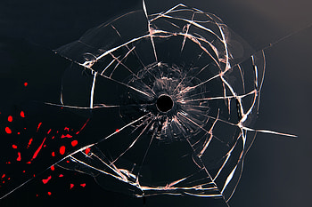 Glass Bullet Hole, broken, glass, bullet, hole HD wallpaper