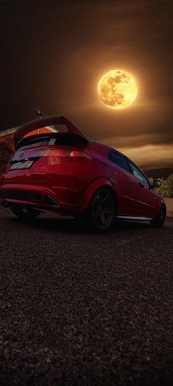 Honda civic Fk2, Vtec, Moon, Wide, MUGEN, Rota HD phone wallpaper