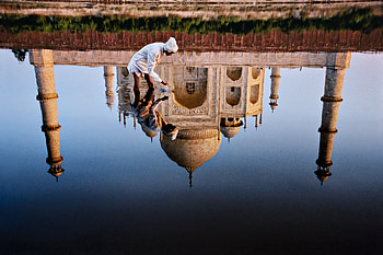 city, shadow, reflection HD wallpaper