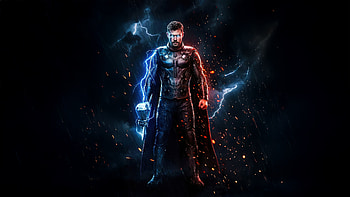 Thor Demonic Reign, thor, superheroes, artwork, art, digital-art HD wallpaper