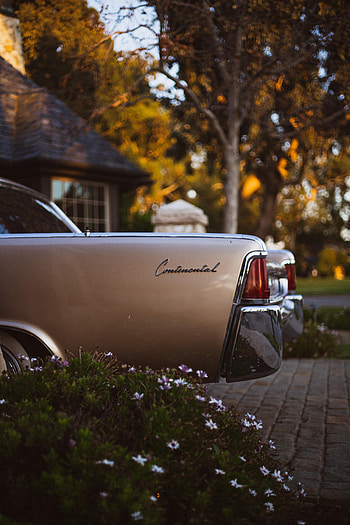 Cars, Car, Side View, Retro, Lincoln Continental HD phone wallpaper