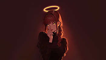Makima From Chainsaw Man, makima, chainsaw-man, anime, artwork, art, digital-art, ai, artist HD wallpaper